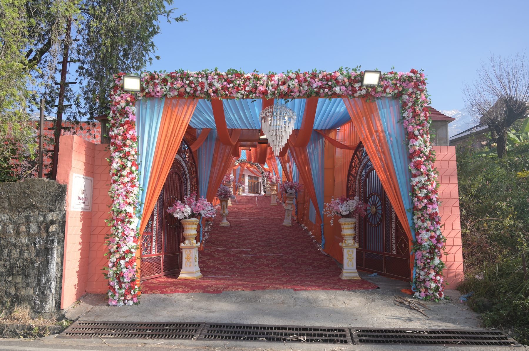 Entrance pathway