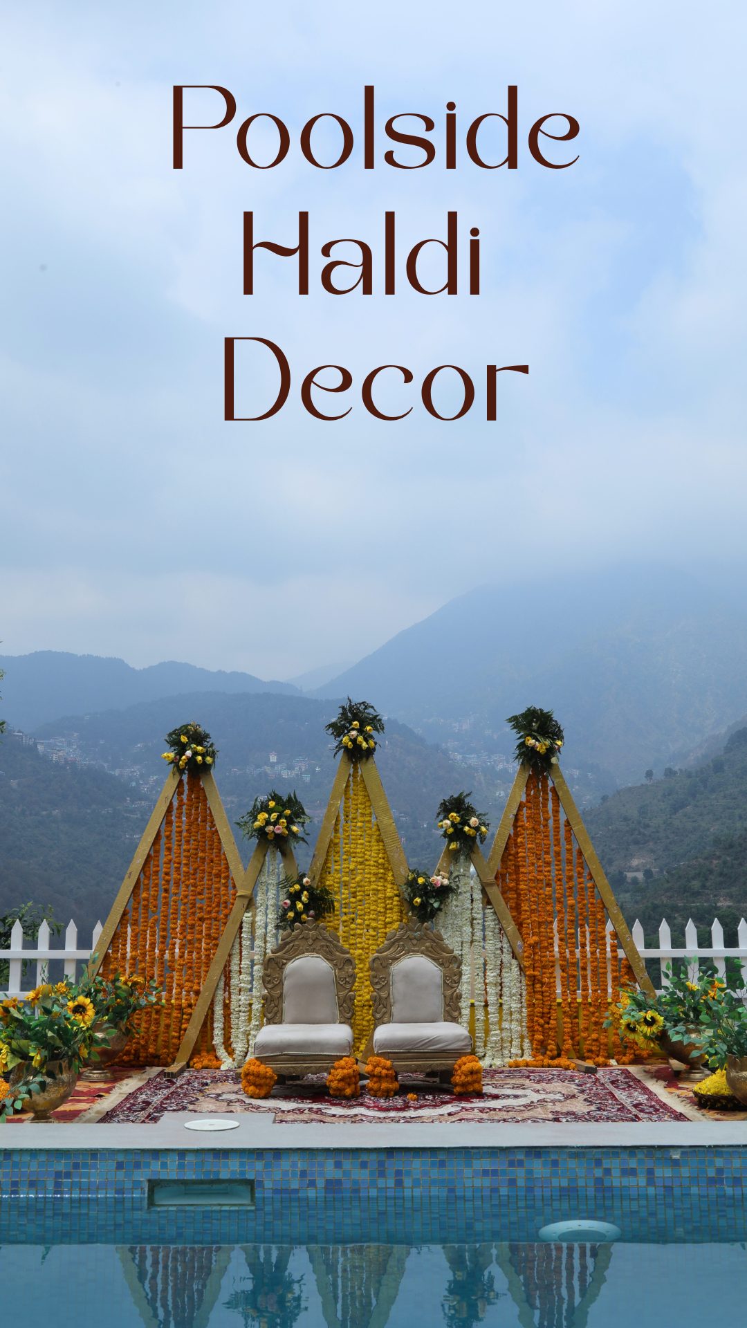 Poolside Haldi Décor