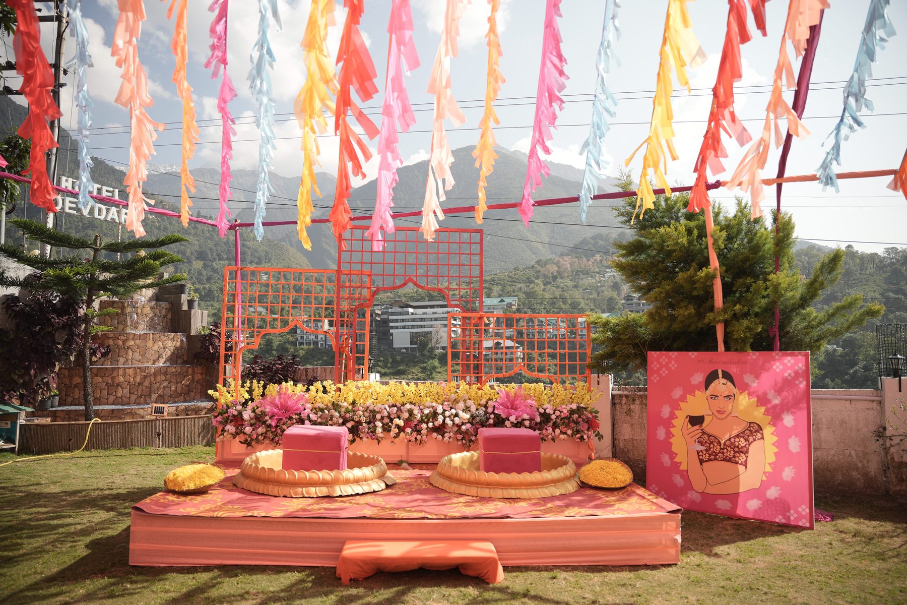 Mehendi seating